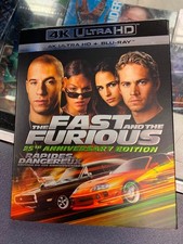 The Fast and the Furious 25th Anniversary Edition 4K Ultra HD/Blu-Ray w/ cover