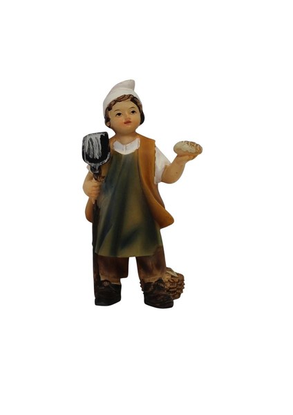 Krippenfigur BäCker 8 Cm FüR 8-9 Cm Figuren Aus Polyresin-image