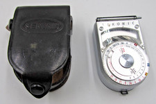 Sekonic Vintage Analog Exposure Meter  Mechanical Dial Light Value Tool. W/Case