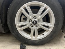 Wheel 17x7 Aluminum 5 Split Spoke Sparkle Silver Fits 10-14 Mustang 231153