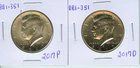 2017 P&D Kennedy Half Dollars Uncirculated BU NIFC