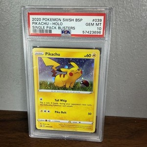 Pikachu Swsh039 Psa 10 | eBay