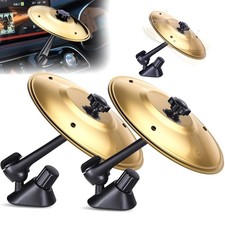 2 Pack Car Cymbal Air Vent, Cars Symbol Drum, Easy Clip-On Mini Cymbals for Dru