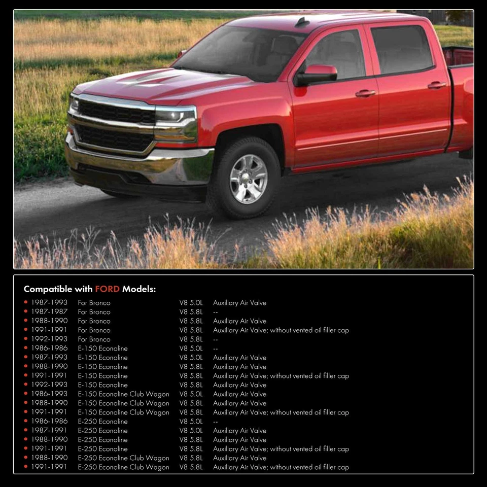 Juego de 2 sensores de posición del acelerador y válvula de control de aire de ralentí para Ford F-150 F-350 Foto 2 de 4