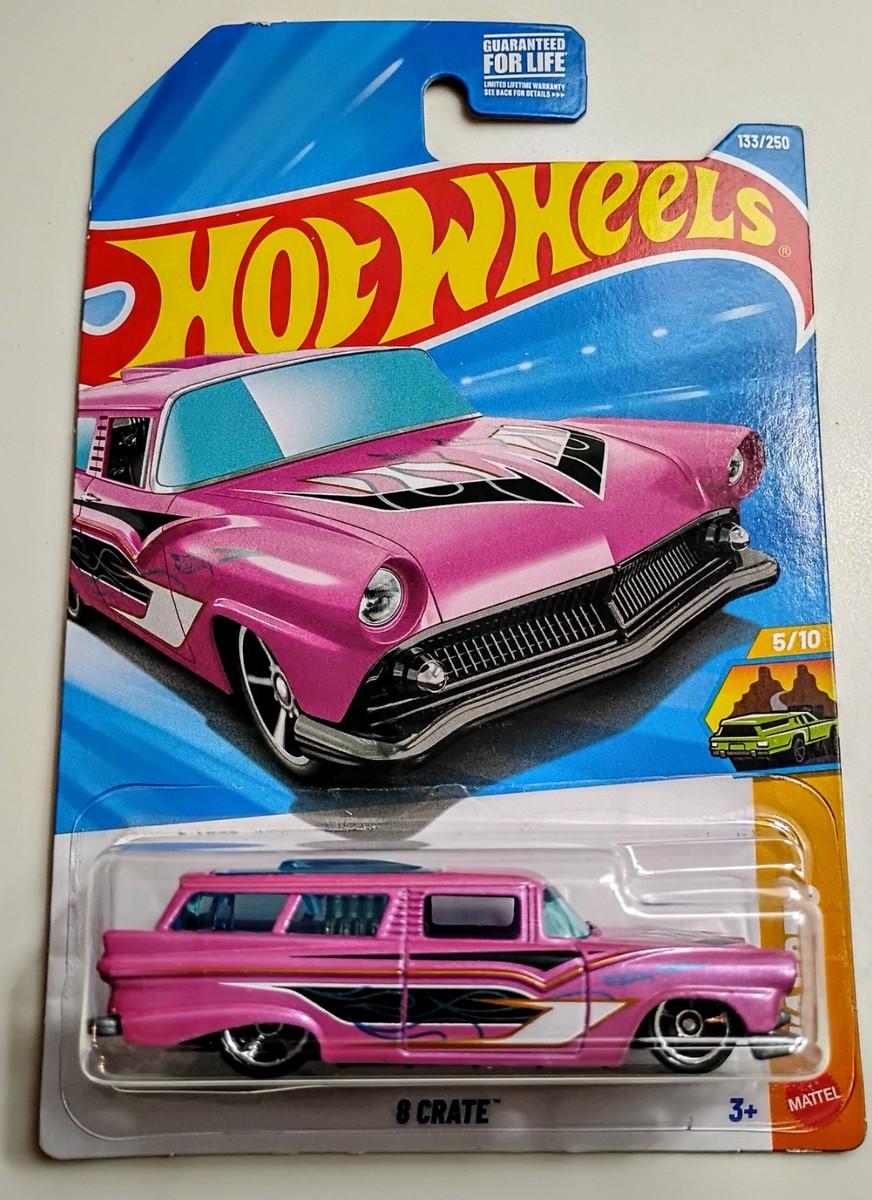 2026 Hot Wheels Pink 8 Crate 133/250 Wagons 5/10 | eBay