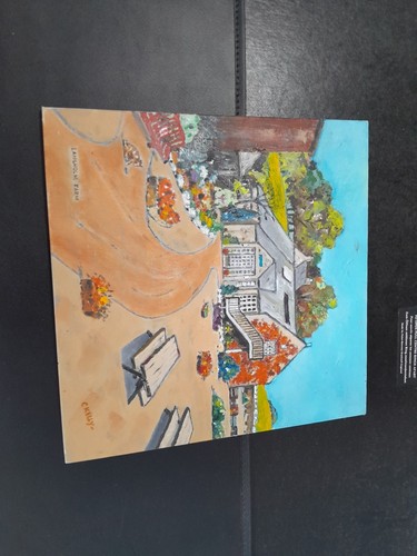 Oil Painting of Langholm Farm Shop & Tea room Symingtom Ayrshire by  C.Kelly - Picture 5 of 10