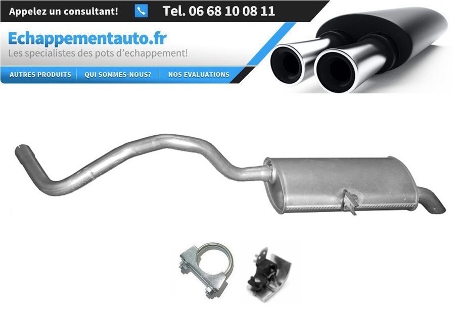 Silencieux Renault Grand Scenic II résistant pour stopper les fuites