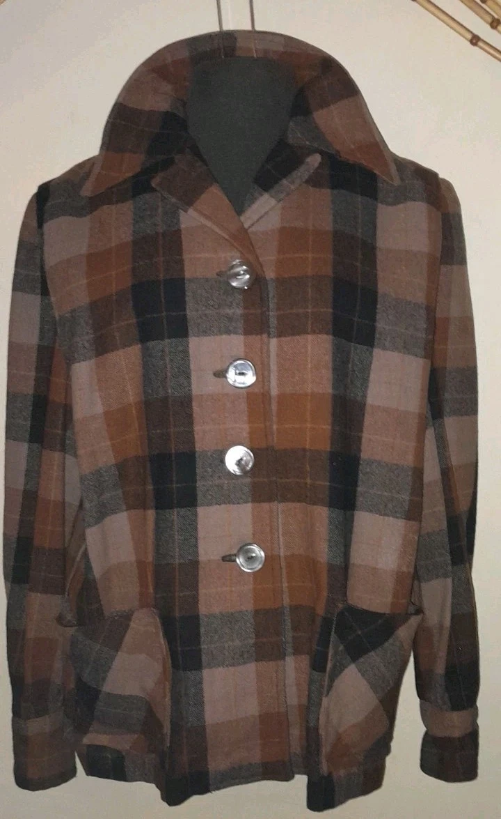Pendleton 1950s 100% Wool Vintage Coats, Jackets & Vests for Women