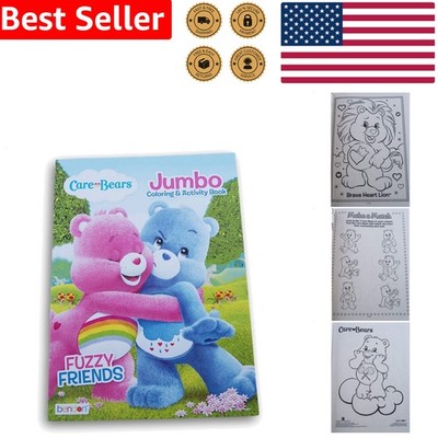 Licensed Care Bears Activity Book - 80 Page Coloring Adventure for Kids