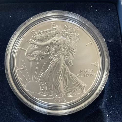 2016-W $1 “AMERICAN EAGLE” 0.999 Troy Oz Silver 31.072 Grams Uncirculated Coin