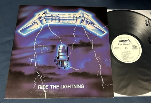 MEGA RARE 🔥 METALLICA "Ride The Lightning" WLP PROMO SRC MASTERDISK OIS NM/M-
