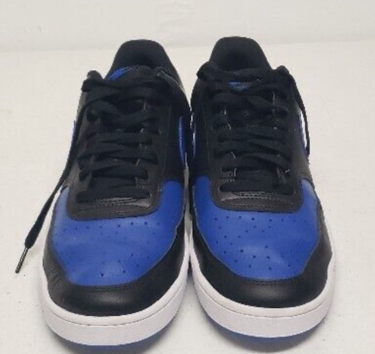 Nike Court Vision Low Black Game Royal Men display picture 1