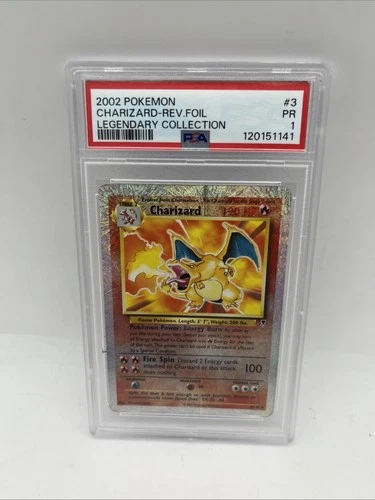 Charizard Reverse Holo PSA 1 Pokemon Legendary Collection #3