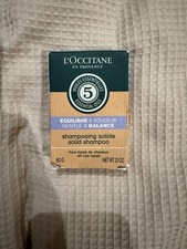 L’Occitane Gentle & Balanced Solid Shampoo | 60g | All Hair Types | BRAND NEW!