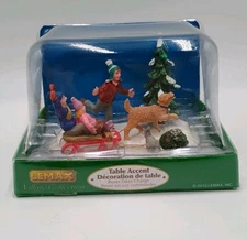 Lemax Village Collection Table Decor 'Rover Takes Charge' 2010 Christmas Figure