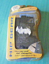 UNIVERSAL RF ADAPTER - HIP GEAR - For PlayStation 2, GameCube, Xbox  More - NOS