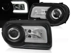 headlights for chrysler 300c 2005 2006 2007 2008 2009 2010 tube light black lhd
