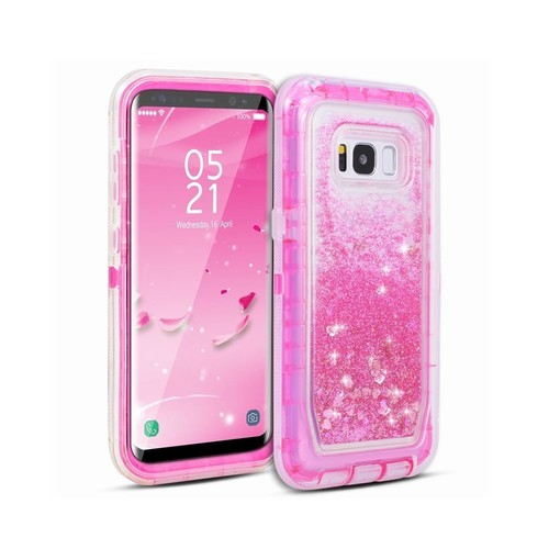 Housse étui liquide antichoc paillettes dures pour Samsung Galaxy S8 S9 Plus Note 8 - Photo 12 sur 18