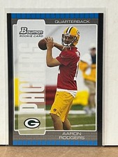 Aaron Rodgers 2005 Bowman Football Rookie Card #112 RC SP RARE Green Bay Packers