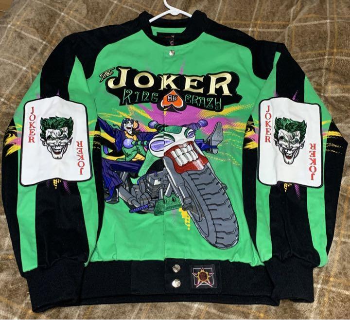 joker ジョーカー レーシングジャケット jh design 極美品 JH DESIGN Racing Jacket DC COMICS JOKER BATMAN VINTAGE Size