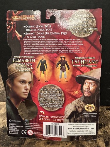 2007 Pirates Caribbean Movie 3 Sneak Peak Singapore Pirate Tai Huang Zizzle NEW - Picture 4 of 6