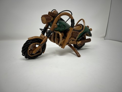 Wooden Motocycle Harley Davidson Model Handmade Home Decorative Gift - Picture 2 of 11