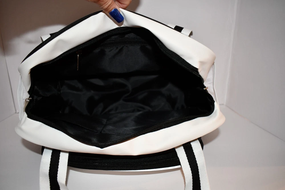 Pickleball Faux Leather Tote in Black & White New With OUT Tags Pickleball Faux Leather Tote in Black & White New With OUT Tags