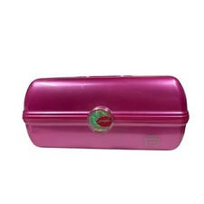 VTG 90's Caboodles On-The-Go-Girl Pink Cosmetic Makeup Carry Case with Mirror