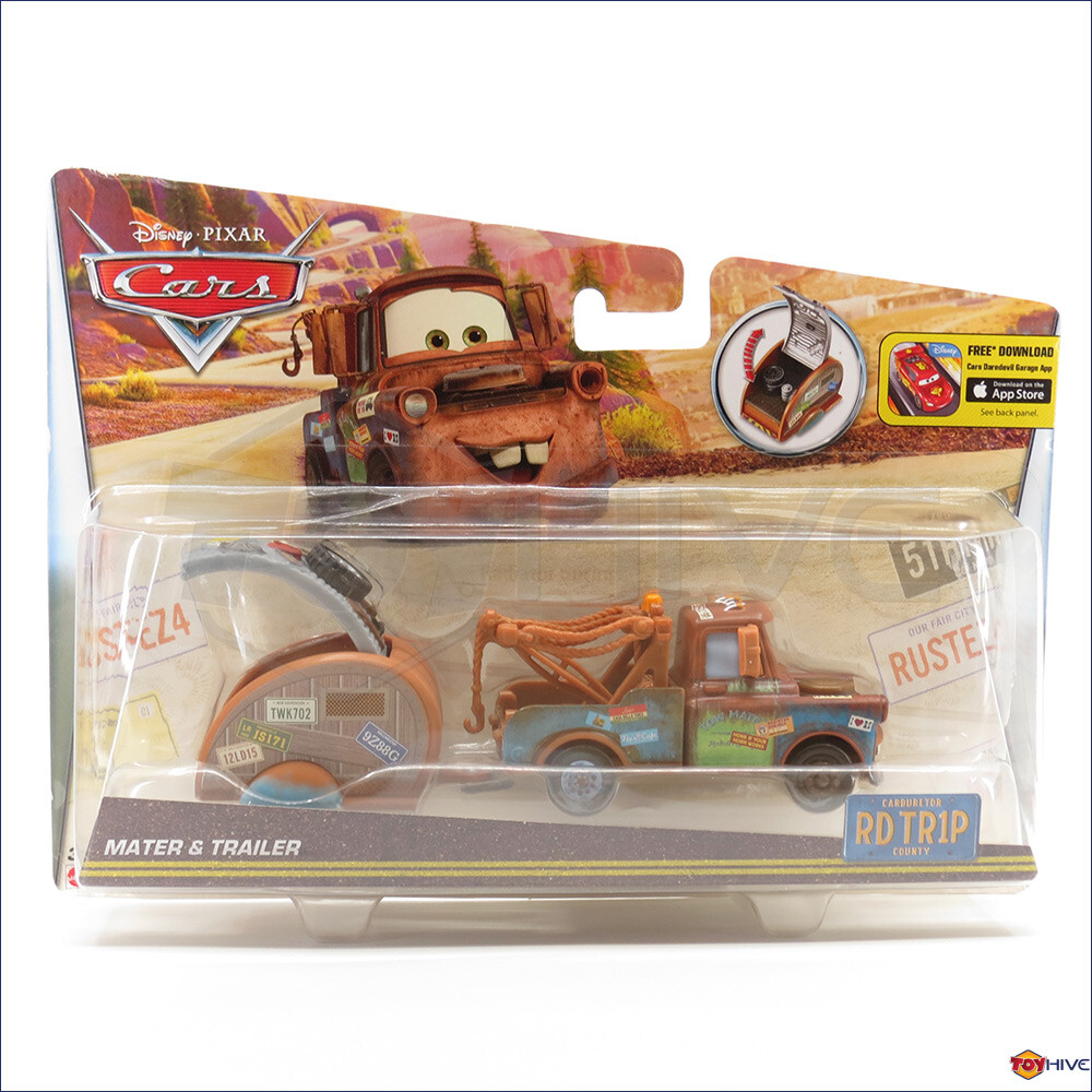 Disney Pixar Cars Road Trip series tow truck Mater & Trailer Rd