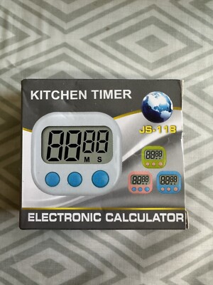 Digitaler Küchentimer großer Alarm zum Kochen Countdown Up Stoppuhr magnetisch