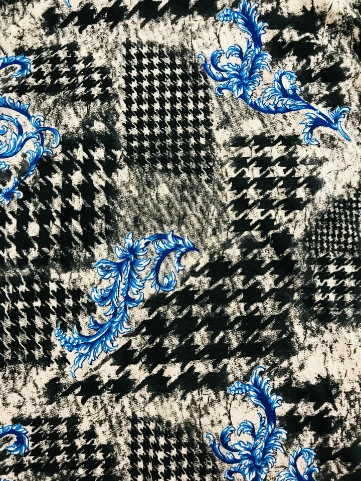 Weekenders Shirt, Women's Size Small, Black Blue Cream, Floral, Sleeveless, Cowl - Image 3 of 4