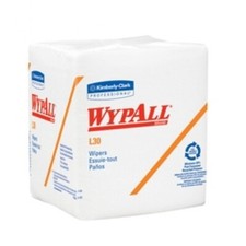 WypAll L30 Task Wipe 05812 White 12.5L x 12W Light Duty 90/Pack, 4 Packs