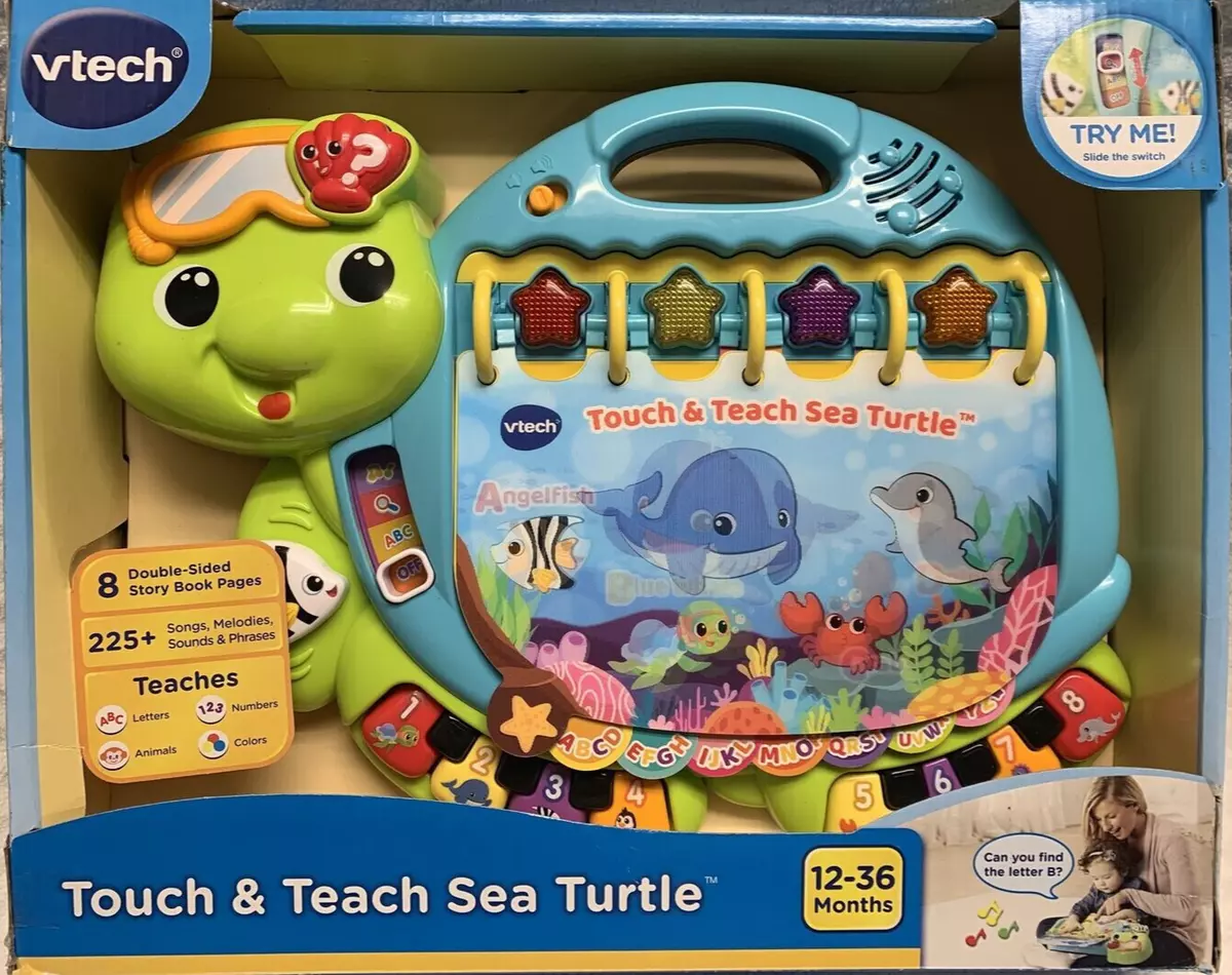 VTech Touch & Teach Sea Turtle Interactive Learning Book for Kids