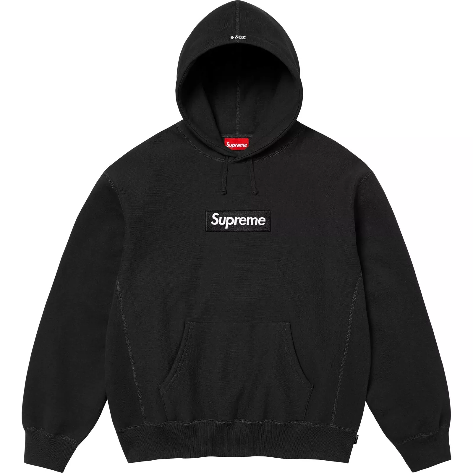 Sweat à capuche noir logo Supreme Box FW24 (taille Medium)
