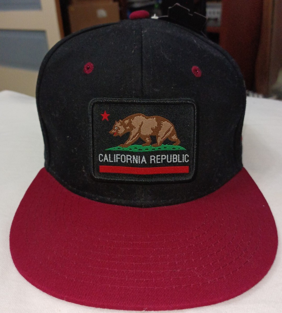 Wynn Headwear 1954 Snapback Cap California Republic Cali W Tag Excellent Conditi