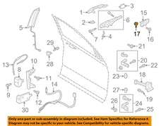 FORD OEM 18-23 Bronco Sport Lock Hardware-Handle, Inside Nut W719435S439