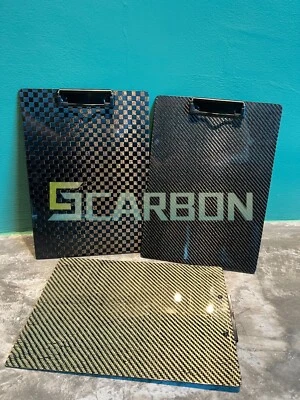 3K Twill Carbon Fiber Infusion Clipboard - Image 1 of 4