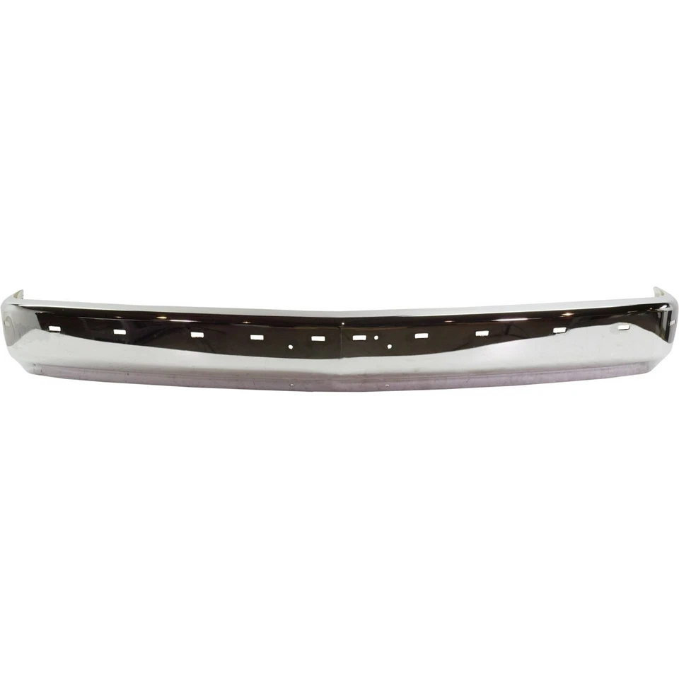 New Front Chrome Bumper For 1988-1999 GMC C K W/ Molding W/O Air GM1002802 - Image 3 of 4