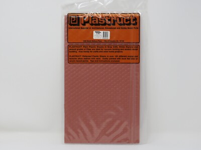 Plastruct 91654 Scalloped Edge Tile Roof Patterned Sheets G Scale 1:24