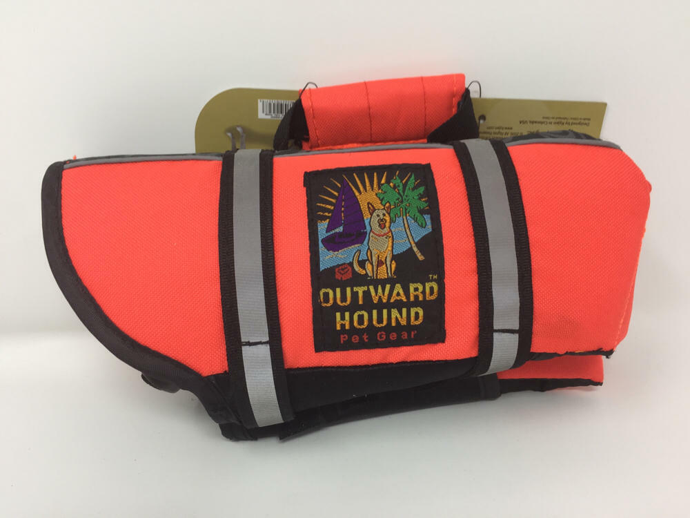 Outward Hound Kyjen Designer Pet Saver Life Jacket, X Small, Orange