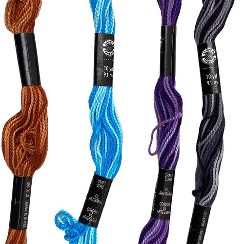 Embroidery Floss Cotton Asst Lot of 21 Skeins Various Colors Loops and Threads - Picture 8 of 10