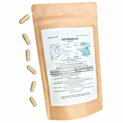 800 x 500mg ASTRAGALUS wurzel Pulver Kapseln VEGETARISCH astragaloside IV