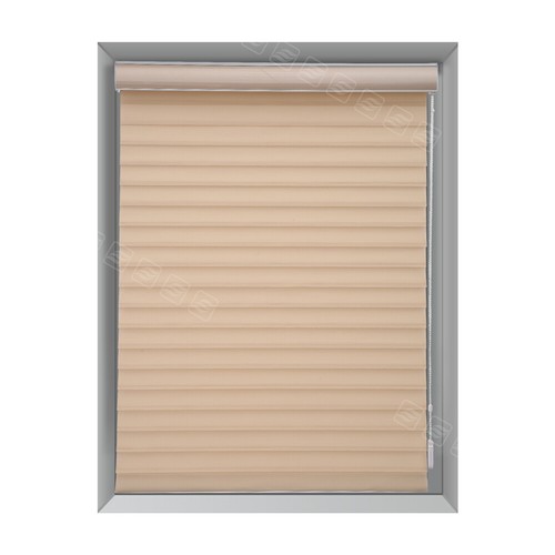 Shangri-La Roller Shades Zebra Sheer Blinds Corded Light Filtering Shades - Photo 15/25