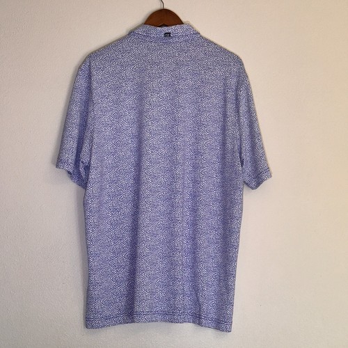 Cutter & Buck Mens Golf Polo XL Virtue Eco Pique Botanical Blue Baranyk MCK01161 - Picture 4 of 9