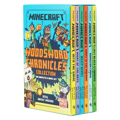 Minecraft Die Waldschwert-Chroniken von Nick Eliopulos 6 Bücher Set - Alter 9-14 -PB