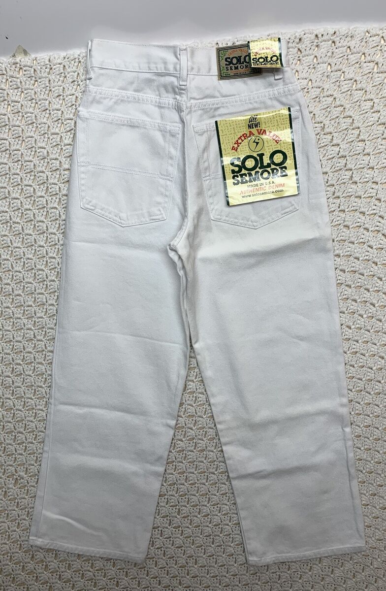 Vtg 90s Solo Semore Jeans Mens Tag 28 Approx 25x27 Wide Vtg 90s Solo Semore Jeans Mens Tag 28 Approx 25x27 Wide