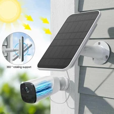 Waterproof Solar Panel Kit For Arlo Essential Spotlight Camera Doorbell Charger