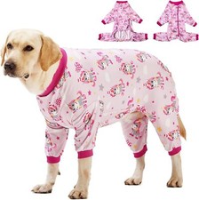 LovinPet 4-Leg Dog Pajamas Cozy Knit 4-Leg Skin Protection Summer for Large Dogs