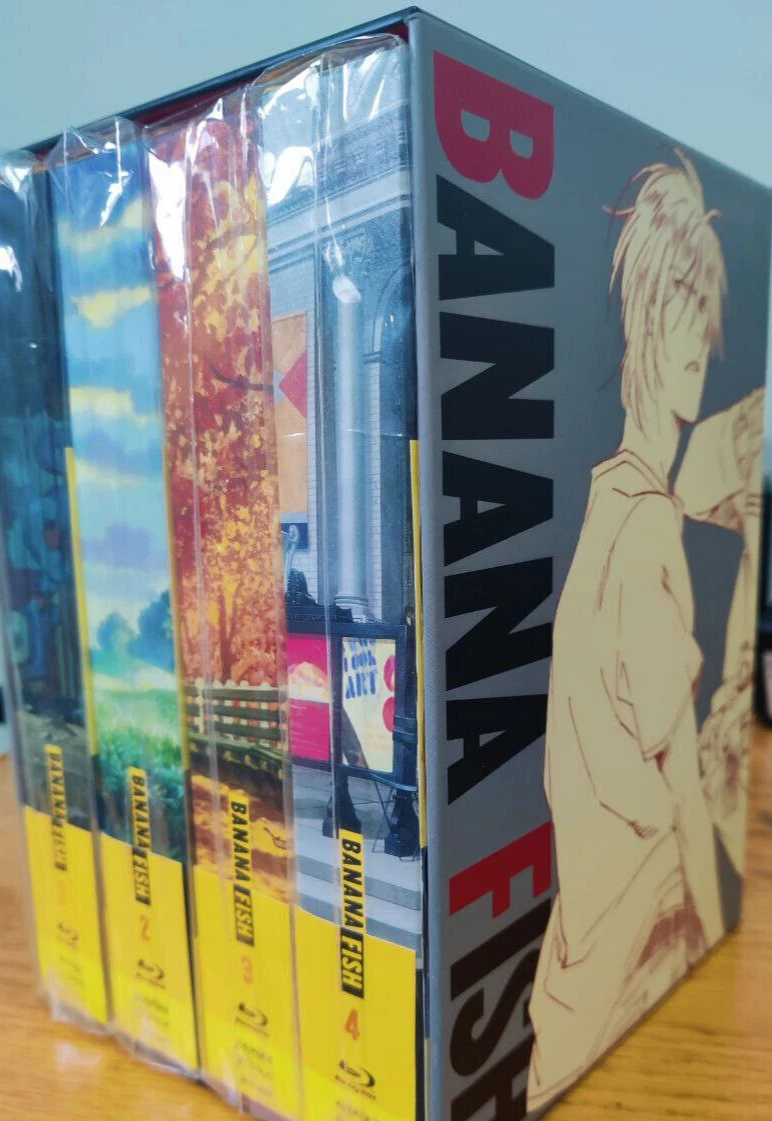 BANANA FISH FACTORY SEALED Blu-Ray Box Set and Limited Edition Collector's Box