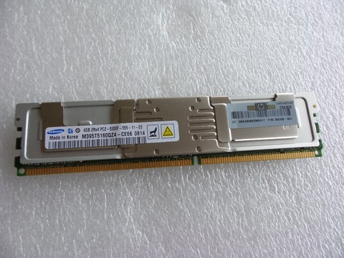 HP Original 408854-B21 8Gb (2x4Gb) Mémoire PC2-5300P 405477-061 Serveur